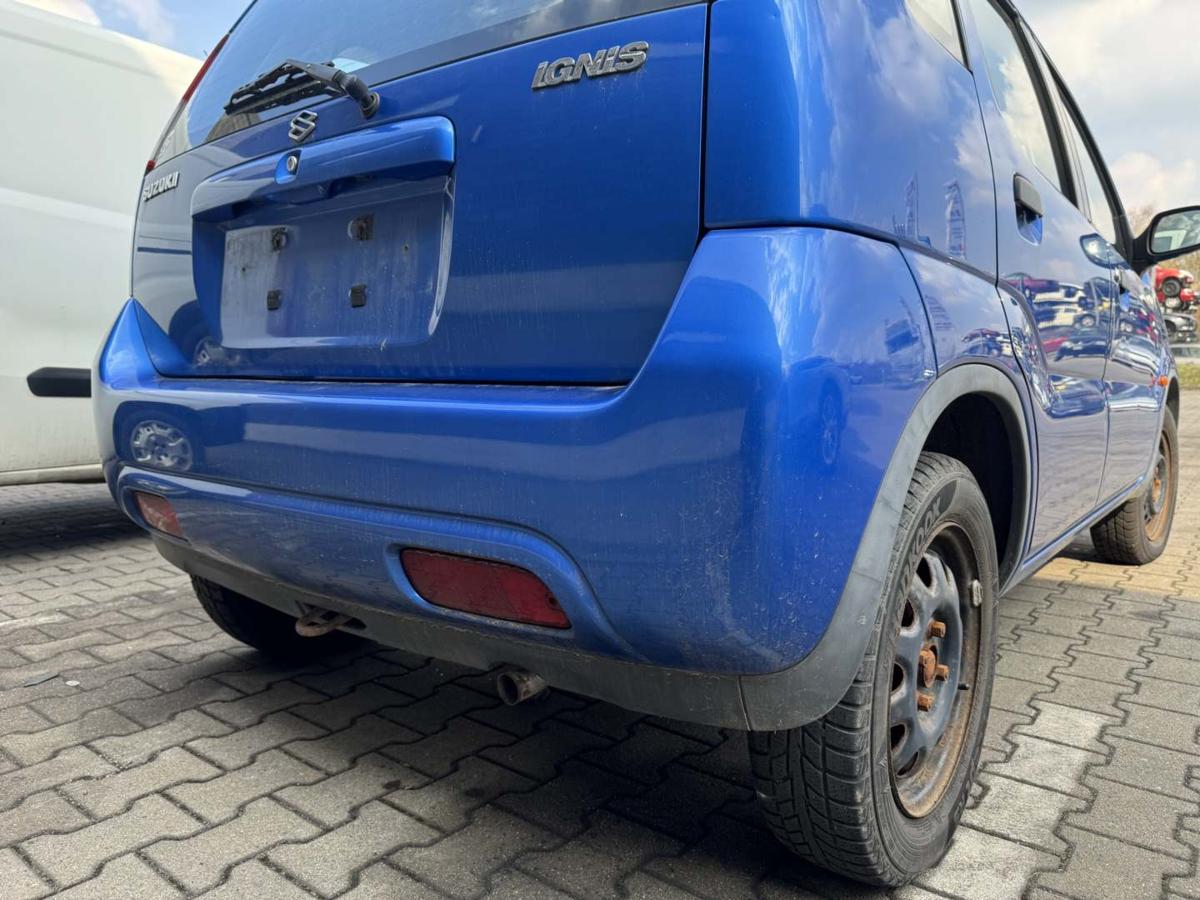 Suzuki Ignis FH original Sto&szlig;stange Stossf&auml;nger hinten Z2J Cyprus Blue Bj.2003